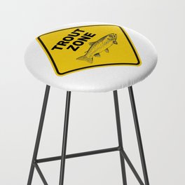 Trout Fishing Zone Bar Stool