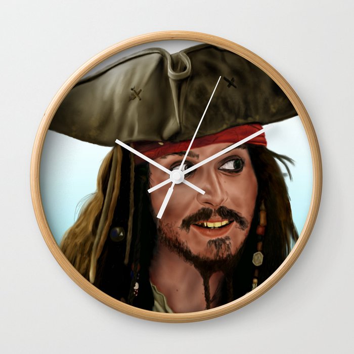 Jack Sparrow Wall Clock