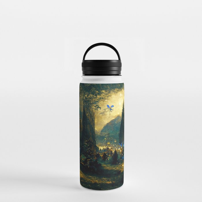 Walking into the forest of Elves Water Bottle