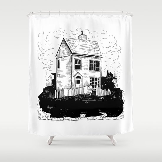 A House in Newfoundland Shower Curtain