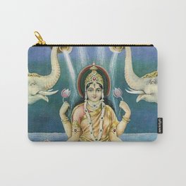 Lakshmi with Elephants Gajalakshmi Carry-All Pouch