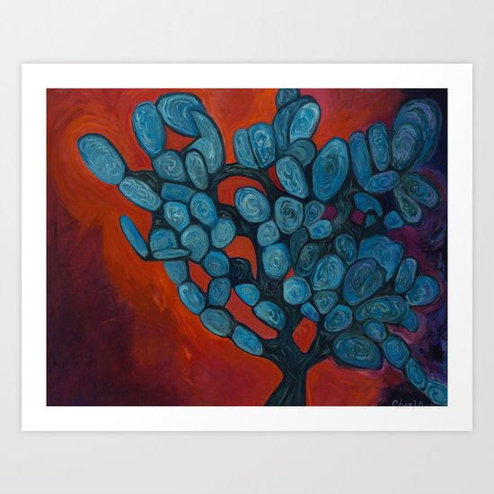Mexico Cactus Art Print