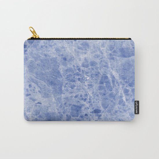 Juliette blue marble Carry-All Pouch