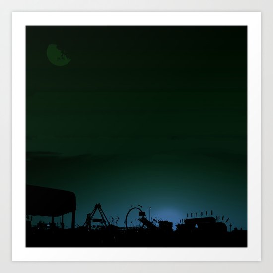 Bleeding Night Fair Art Print