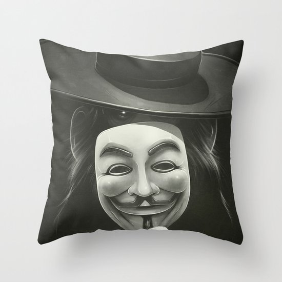 Anonymous II Throw Pillow