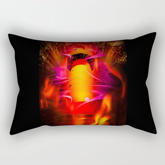 Lighthouse romance Rectangular Pillow