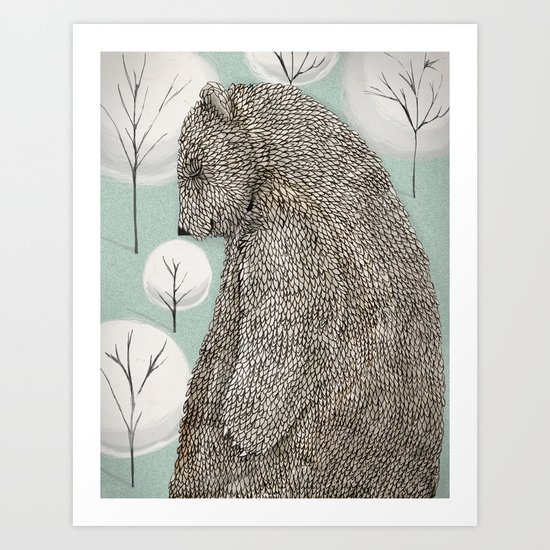 Keeper of the forest Art Print