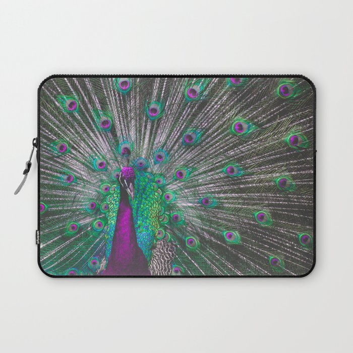 Psychedelic Peacock Laptop Sleeve