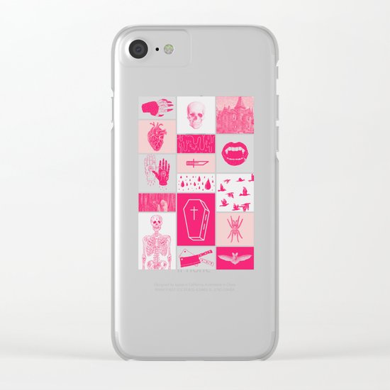 Fright Delight Clear iPhone Case