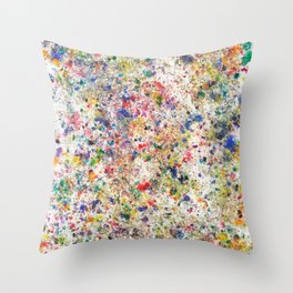 Abstract Artwork Colourful #7 Throw Pillow