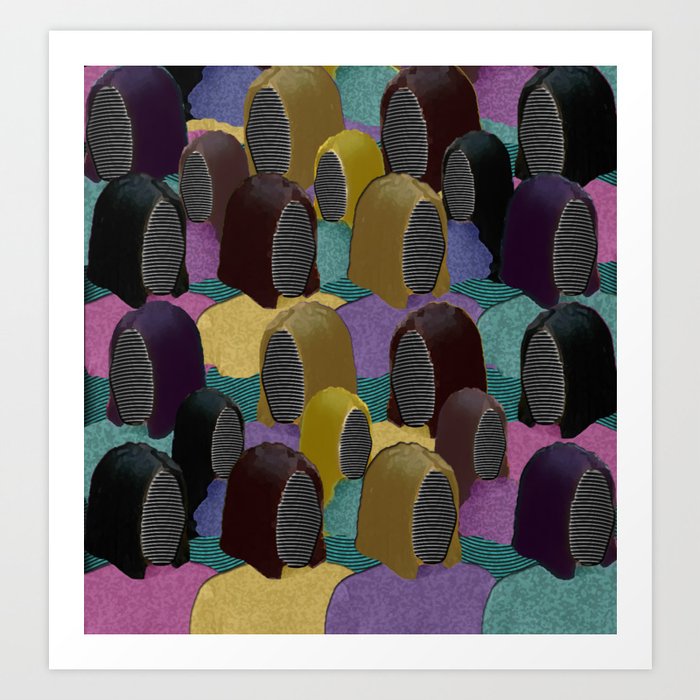 Women Of Color Art Print By Modernmangos