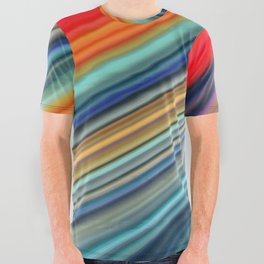 Color Wave ~001~ All Over Graphic Tee