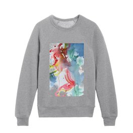 abstract candyclouds N.o 6 Kids Crewneck