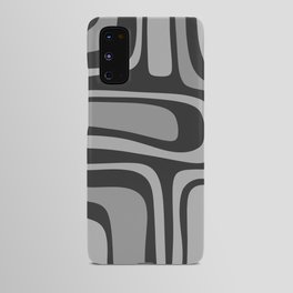 Palm Springs Retro Mid-Century Modern Abstract Pattern in Grey Android Case