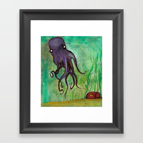 Don't Even Think About It Framed Art Print