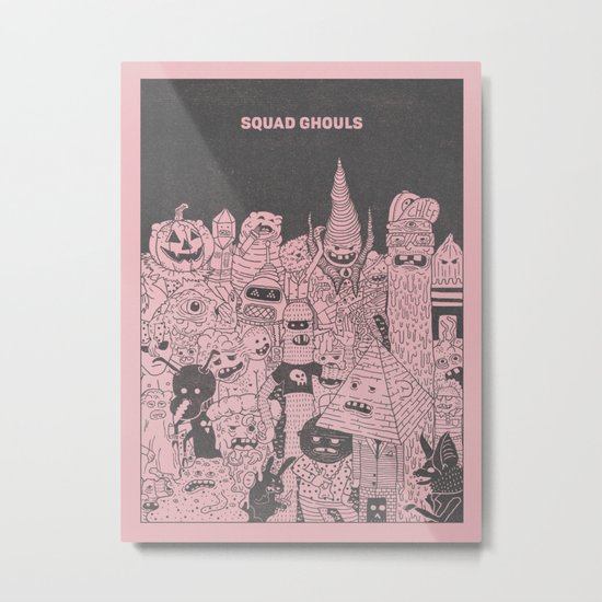 Squad Ghouls Metal Print