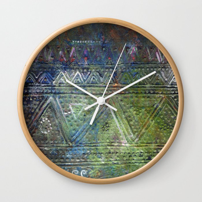 Forest Abstract Wall Clock
