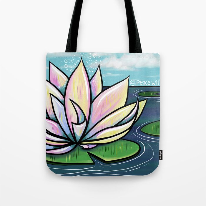 @ peace with it Tote Bag