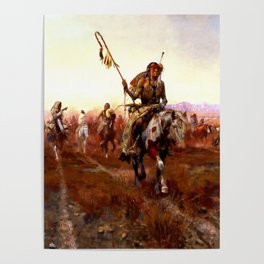 “The Medicine Man” by Charles M Russell Poster