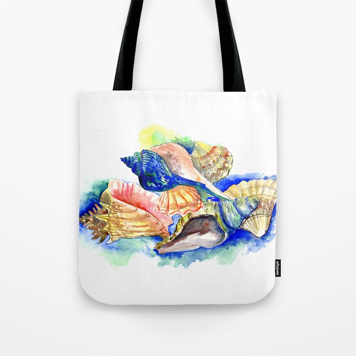 Seashell tote bag sales