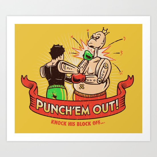 Punch'em Out Art Print