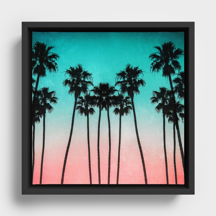 Palm Trees 3 Framed Canvas