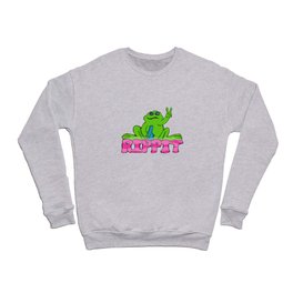 Rippit The Stoner Peace Frog Crewneck Sweatshirt