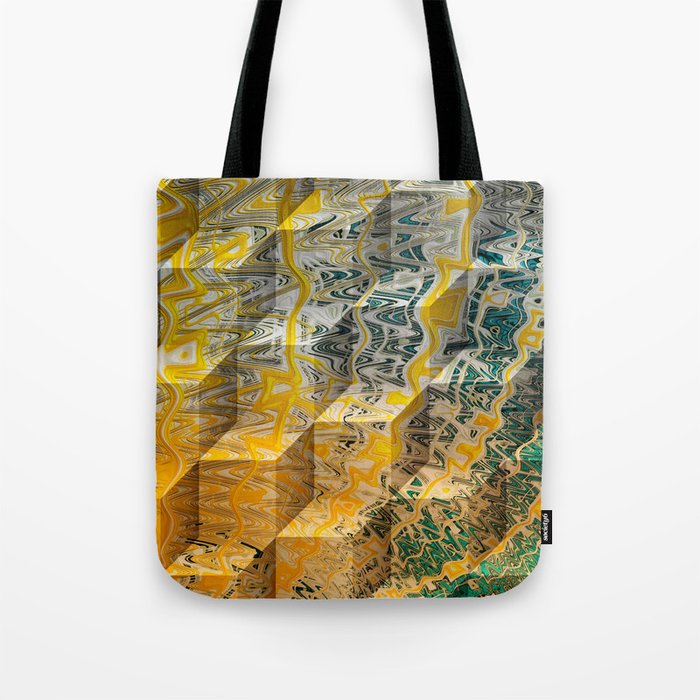 Sunny Staircase contemporary abstract art and decor Tote Bag