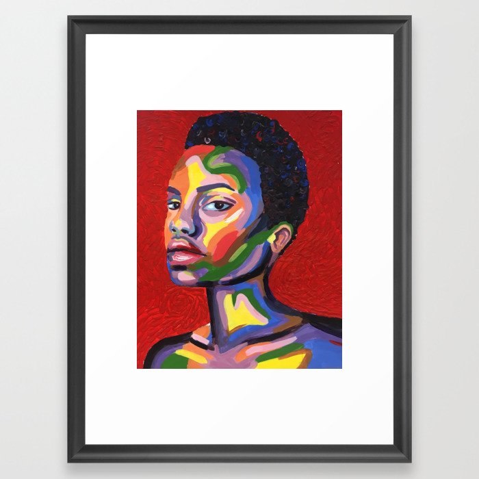 Colour Framed Art Print