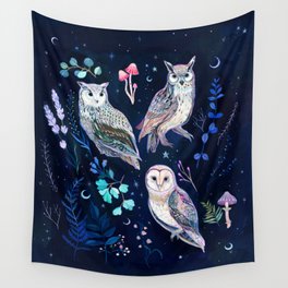 Night Owls Wall Tapestry