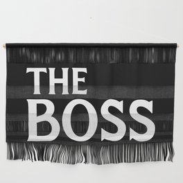 The Boss Funny Couples Quote Wall Hanging