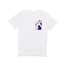 Terrazzo galaxy pink blue white T Shirt