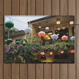 Hoi An Hanging Street Lanterns, Vietnam Outdoor Rug