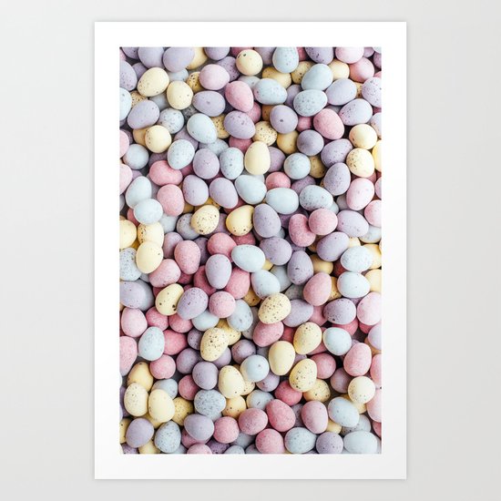 Spring Easter Eggs Art Print