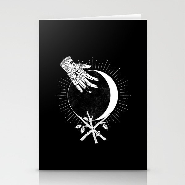 Waxing Crescent Stationery Cards