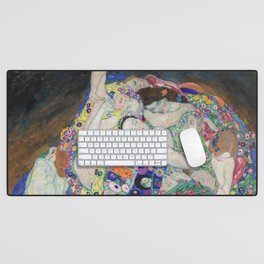  The Maiden by Gustav Klimt, 1913 Desk Mat