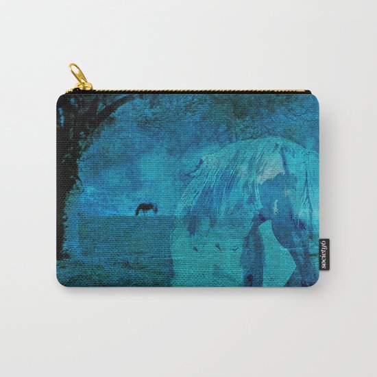 DREAM HORSE BLUE Carry-All Pouch