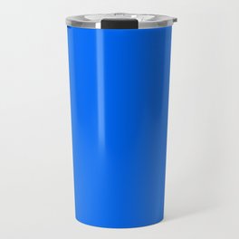 Solid color TRUE BLUE Travel Mug