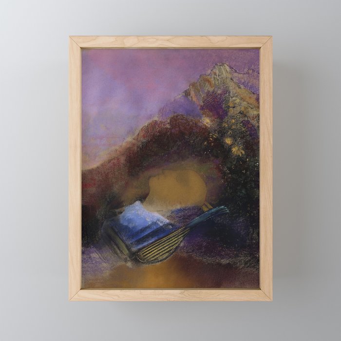 Odilon Redon - Orpheus Framed Mini Art Print
