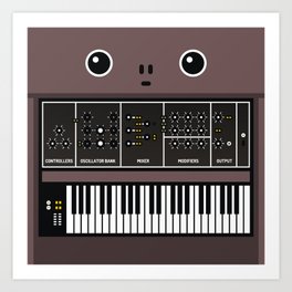 synthesizer Art Print