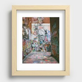 Grafitti Alley Recessed Framed Print