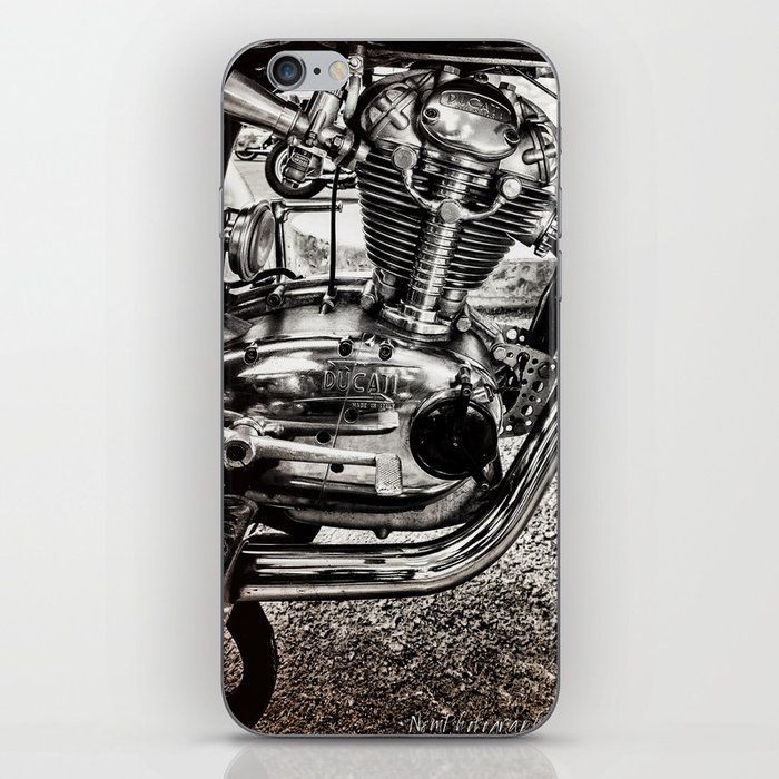 Vintage Motorcycle Engine iPhone Skin