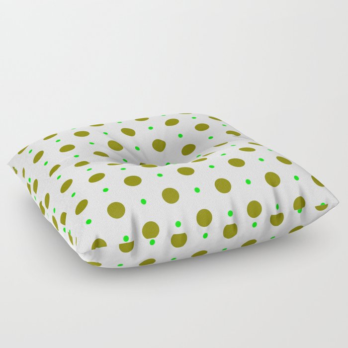 new polka dot 88 green Floor Pillow