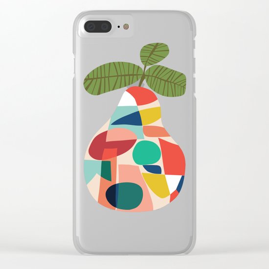 Fresh Pear Clear iPhone Case
