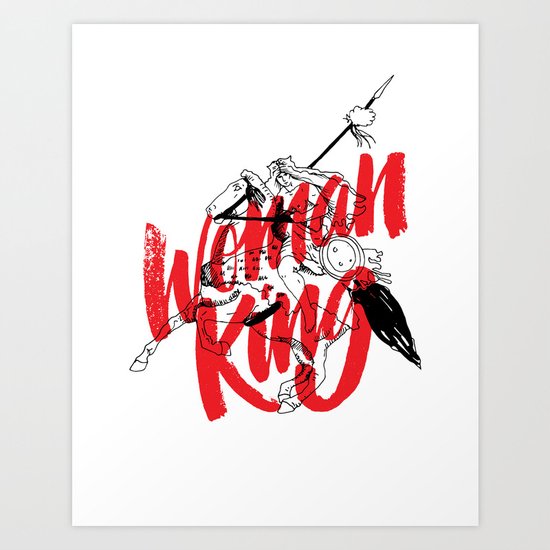 woman king Art Print