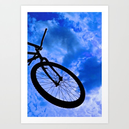 Sky Bike Art Print