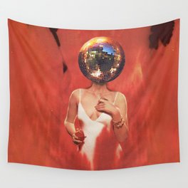Disco Girl Wall Tapestry