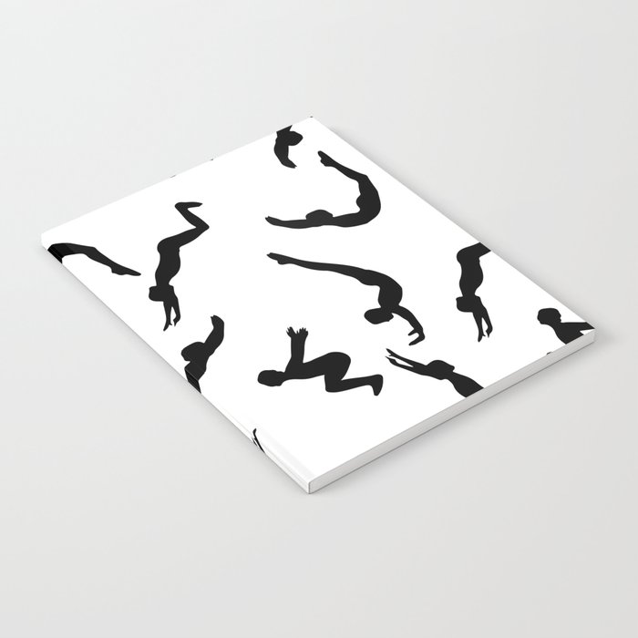 Sports pattern - Gymnastics Flickflack Notebook