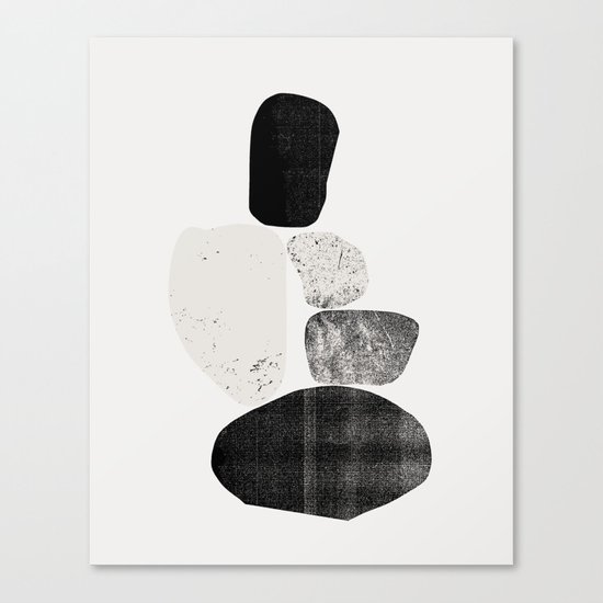 Pile of rocks Canvas Print