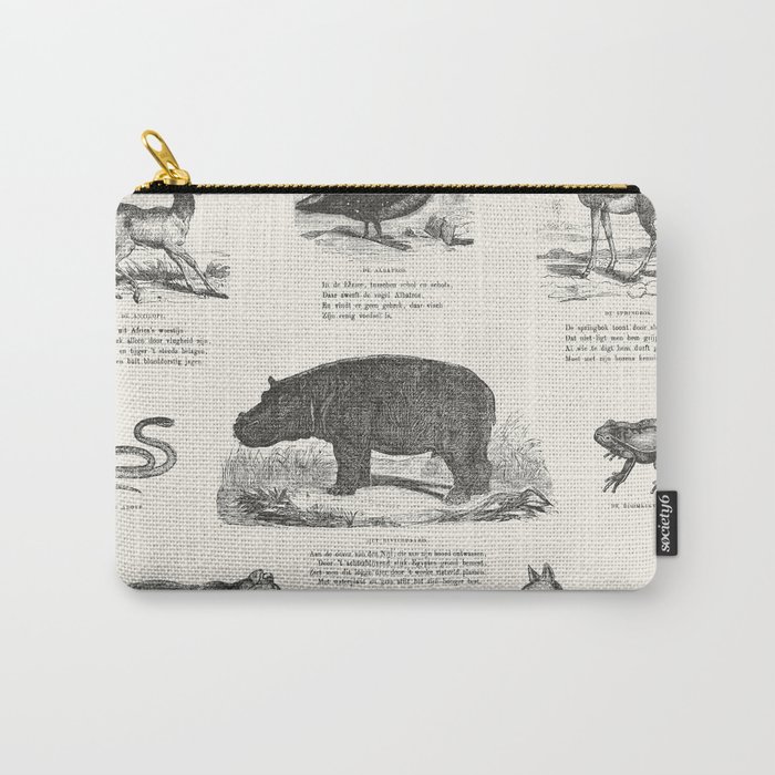 Animals Chart Carry-All Pouch
